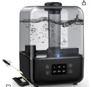 Humidifiers for Bedroom, Ultrasonic 5L Top Fill Humidifiers for Large Room Baby