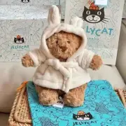 Jellycat with TAG Bartholomew Bear Bathrobe - Plush Doll Soft Stuffed Teddy Bear
