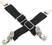 Elastic Adjustable Boot Straps for Motorcycle Seats Bed Sheets Straps Women's Pant Stirrups Clips Secure Leg Straps Constructi