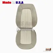2002 - 2005 Mercury Mountaineer Passenger Bottom & Top Leather Cover 2 Tone Tan