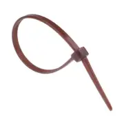 3.6mm x 140mm Brown Zip Cable Tie - Pack of 100