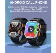 amoled heart monitor AI Smart Watch GPS 16G/64G ROM HD Dual Camera NFC 84