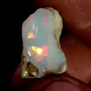 7.20 Ct Original AAA+ Ethiopian "Play-Of-Color" Fire Opal Rough Natural Gemstone