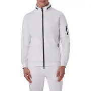 Bugatchi Cotton Blend Zip-Up Knit Jacket