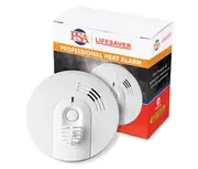 PSA 240V Heat Alarm with 9V Battery Backup