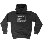 Two Wrongs Do Not Make A Right Three Lefts Do - Funny Novelty Hoodies Hoodie