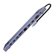Cruxtec CH02-SG USB-C 100W 11-in-1 Ultra Slim Docking Station - Support 2 Full HD Display [CH02-SG]