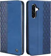 CXTCASE Case for Samsung Galaxy A36 5G, Shockproof PU Leather Flip Folio Cover with Card Slots, Magnetic Wallet Case for Samsung Galaxy A36 5G, Blue