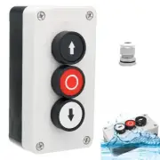 Push Button Station Up Down Arrows with Stop Button Hoist Roller Shutter Door AU