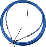 1pcs 24ft 7 Meter 276 Inch Marine Type 3300 / 33C Throttle Shift Remote Control Box Cable for Yamaha Outboard Engine Boat Motor Steering System Blue Auto Replacement Parts