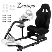 Zootopo Simulator Cockpit Game Seat Black Fit Logitech G923 G920 Thrustmaster