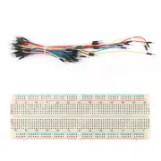 830 Points Solderless PCB Breadboard MB102 + 65Pcs Jumper cables Arduino