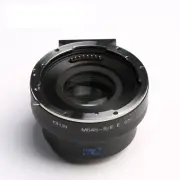 KIPON 0.7x Electronic Focal Reducer Put Mamiya Brand M645 Lens on Sony E Camera