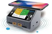 KUOKUO HOTA D6 Dual Channel Smart Charger 2*DC325W 15A for Lipo NiMH Battery Phone Wireless Charging