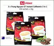 ☕ G7 Coffee Vietnamese Trung Nguyen G7 Instant Coffee Mix 150 packets x 16g