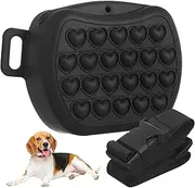 Parliky Dog Food Pack Small Dog Treat Pouch Dog Training Treat Pouch Dog Treat Carrier Dog Training Pouch Dog Walking Treat Bag Puppy Treat Pouch Dog Treat Bag for Dogs Black