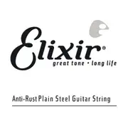 Elixir 13009 Anti-Rust Plain Steel Single String Guitar String