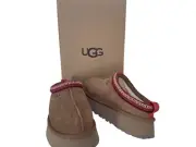 BRAND NEW UGG Women's Tazz Platform Slipper Shoes Chestnut |2 DAY SHIPPING|