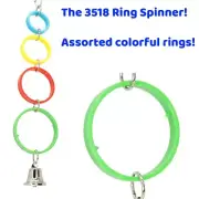 3518 Ring Spinner Bird Toy parrot cage toys parakeet cockatiel conure parrotlet