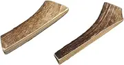 Small Split Twin Pack - Grade A Premium Elk Antler Chews for 10-20 lb Dogs ? Naturally shed from Wild elk ? No Mess No Odor ? ? Made in The USA