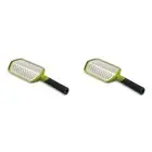 2PK Joseph & Joseph Twist Grater/Shredder w/Storage Coarse & Fine Blade Green