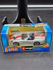 1:43 Street Fire - Shelby Series 1 - Italian Import Silver Die-Cast
