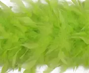 Chandelle Feather Boa - Heavyweight - aprox 95 GR - Lime - New
