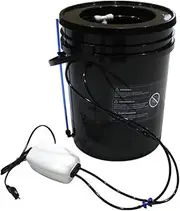 GROZY New DWC & Drip Irrigation Growing System Hydroponics Recirculating Drip Watering one Bucket Complete Kit