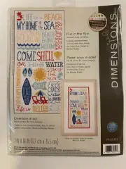 Dimensions FUN IN THE SUN Cross Stitch Kit - NIB