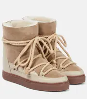 [Inuikii] Inuikii Classic Wedge leather ankle boots AU 6 beige