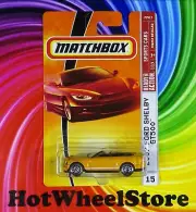 2009 Matchbox Yellow 2007 FORD SHELBY GT500 Sports Cars #15 MB11-050624