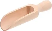 BEBEMOKO Ergonomic Handle Spoon Kitchen Salt Spice Scoops Tea Scoop Measuring Cups Wooden Stirrer Home Restaurant Use