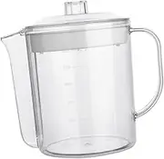OFFSCH 1500ml Oil Separated Soup Kettle Measuring Cup Fry Oil Filter Grease Separator for Kitchen