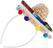 TOBBOMEY Mexican Fiesta Mini Hats for Fun Safe Birthday Party Accessories for Summer Beach Events Themed Celebrations Unique Design with Festive Flair