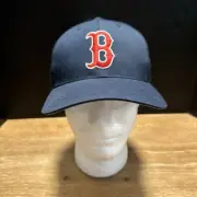 Vintage Boston Red Sox Snapback Hat Cap Blue S/M Twins Enterprise MLB 90s Tags
