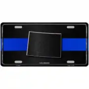 Colorado Thin Blue Line Metal Sign