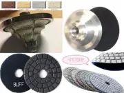 3/4" Diamond Triple Waterfall Bullnose Router Bit polishing pad granite concrete