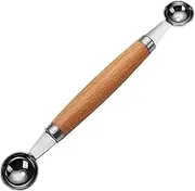 Esncddym Fruit Baller Scoop | Double Ended Headed Meatball Ball Spoon | Anti-Slip Handle Ice Cream Ball Spoon Scoops Cutter for Watermelon