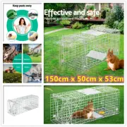 150cm Trap Humane Possum Cage Live Animal Safe Catch Rabbit Cat Hare Fox Bird AU