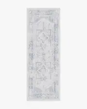 75' x 215' | Machine Washable Runner Rug | Kid & Pet Friendly | Indoor Rug | Kira Soft Blue Flatwoven Rug | Ruggable