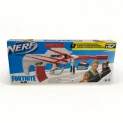 NERF Fortnite B-AR Motorised Blaster 10 Dart Clip Ages 8+ Toy Gun Fire Play Game