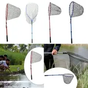 Fishing Net Fish Net with Handle Fish Landing Net for Freshwater Boat Kayak