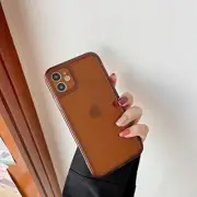 Case for iPhone 11 6.1 inch,Clear Soft Silicone Bumper Protective Retro Color Tr