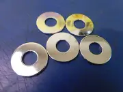 5 PK 9/16 X 1 3/8" CHROME FLAT WASHERS HARLEY DAVISON & CUSTOM CHOPPERS