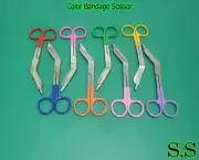 12 pieces Bandage Scissor Mix Color Paramedic Nurses Uniform 5.50"