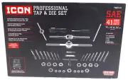 ICON TDST-41 SAE 41 Piece Professional Tap & Die Set