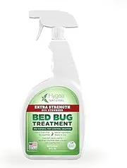 Bed Bug & Mite Extra Strength 24oz Spray by Hygea Natural –50% Off - New Formula 66% Stronger- Stain & Scent Free Treatment – Natural Formula - Child & Pet Safe
