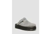 Dr. Martens ZebZag Suede Mule Sandals Slip On Shoes in Ultimate Grey