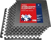 PROIRON Puzzle Exercise Mat 2CM Thick, EVA Interlocking Foam Floor Tiles for Home Gym, Mat for Home Workout Equipment, Gym, Floor Padding for Kids, 60 cm x 60 cm x 2 cm, 24 Sq Ft - 6 Tiles