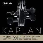 D'Addario Kaplan Golden Spiral Loop End Violin Single E String 4/4 Light Tension